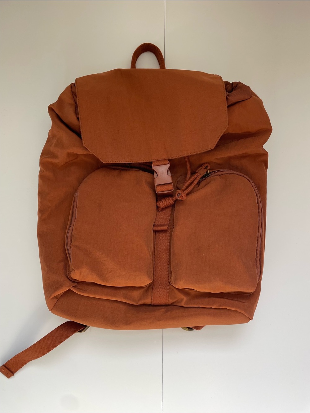 Everyday Rust Orange Women's Backpack with Dual Front Pockets